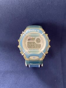 中古レディース腕時計 CASIO Baby-G カシオ ベイビーG BGX-131 ブルー クオーツ (2.26)