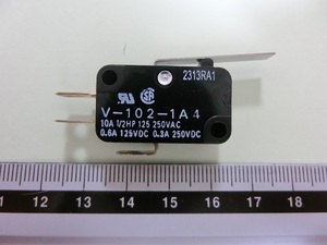  ultimate microminiature switch V-102-1A4 Omron (OMRON) ( exhibit number 225)