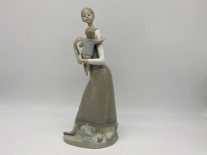 D5-103 LLADRO リヤドロ 母と子 女性 男の子 子供 陶器人形 西洋工芸 置物 インテリア