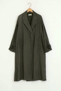  new goods regular price 3.6 ten thousand La Marine Francaise linen Blend coat to wrench easy 