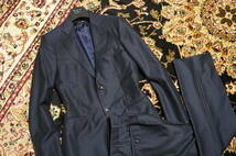 11493/ ジョルジオ アルマーニ GIORGIO ARMANI『上品なストライプで男のエレガンスを極める』TRADER ストライプ ウール製 2ボタン スーツ_画像1