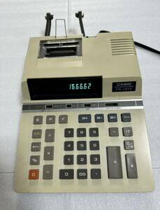 CASIO FR-1210 printing calculator 計算機電卓 動作品