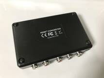 美品 Portta アナログ コンポーネント RGB 入力 to HDMI出力 変換 コンバーター 即決_画像2