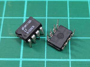 送料185円■新品1個■オペアンプ 低オフセット 低ドリフト デュアル JFET入力 8PDIP IC■Texas Instruments テキサス LF412ACN