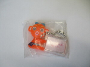 *0 Dakko-chan ball chain key holder seal .....( orange color )10*