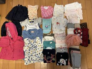 子供服まとめて　Baby Gap, ユニクロ、プチジャムなどの Tシャツ、下着、パジャマ、スパッツ、ボトムスなど サイズ100