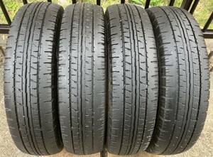 23、22年製☆良品☆エコタイヤ☆バリ山★DUNLOP”ENASAVE VAN01”★145/80R12 80/78N【4本セット】