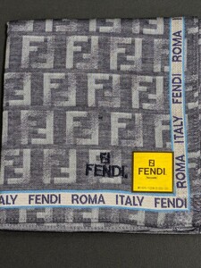 ☆ FENDI ハンカチ 約50×50cm 未使用品 コットン100% ☆