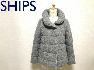 SHIPS シップス ダウン コート ジャケット レディース グレー 1903-16