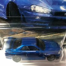 Hot WHeeLs FAST & FURIOUS FAST SUPERSTARS NISSAN SKYLINE GTR BNR34 ホットウィール 2021年 ワイルドスピード R34 スカイライン_画像5