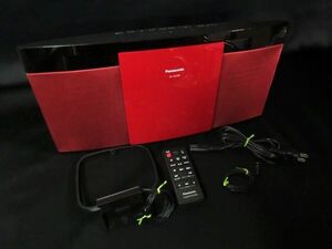 Panasonic パナソニック SC-HC295-R Bluetooth 対応コンパクト ステレオシステム 【g】