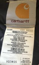 USA製 ベスト MOSモスグリーンカーハート Carhartt ダック 古着 ワーク XL ワークベスト　ストリート　緑　_画像9