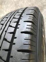 ハイエース200系　社外アルミホイールタイヤセット　ダンロップエナセーブバン01 195/80R15 107/105L LT 21年製 山揃い　4本 倉庫保管_画像4