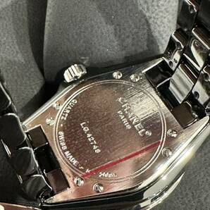 純正12Pダイヤ CHANEL J12 33ミリ レディース高級腕時計 シャネルクオーツ H1625 ブラック 黒 全て純正正規品 1スタの画像8