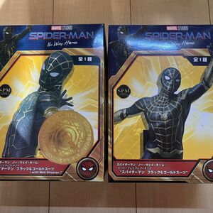 【新品未開封】スパイダーマン SPMフィギュア ブラック＆ゴールドスーツ　2セット