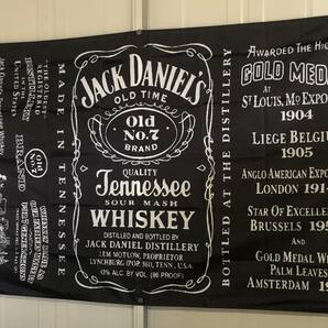 ★室内装飾仕様★J06 アンティーク JACK DANIEL’S ジャックダニエル旗 インテリア フラッグ アメリカ雑貨 パブグッズ バー 居酒屋 レトロの画像4