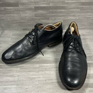 ■Clarks■ 26cm黒 ブラック プレーンツゥ クラークス レザー メンズ 靴 革靴 天然皮革 中古 宅急便 即決