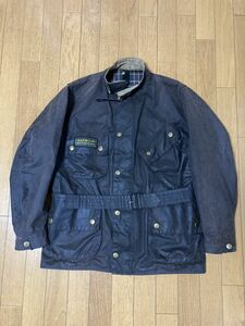 BARBOUR INTERNATIONAL SUIT 3クレスト NATO インターナショナル モーターサイクルジャケット 3ワラント バブアー ビンテージ 90s