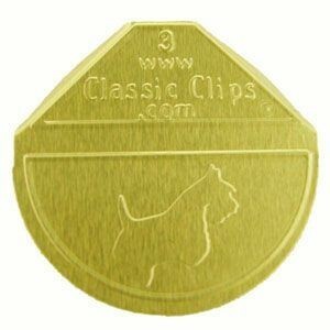 メール便なら送料込　クラシッククリップ　Classic Clips　Scottie(Gold)　2389