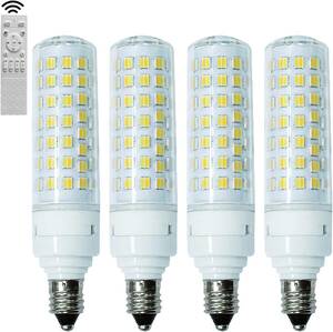 SYXKJ E11 LED電球 7W 無段階調光&調色 相当于60W形 2.4GHzワイヤレスリモコン付き 電球色 昼白色 昼光色