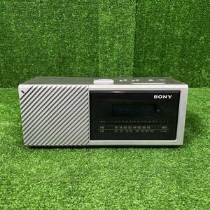 7-394] radio Sony FM/AM2 band digital clock radio ICF-C16A Showa Retro 