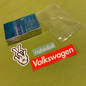 ミニ 3枚セット　RUBADUB ラバダブ VW ハンドサイン ステッカー フォルクスワーゲン USDM 空冷 ゴルフ