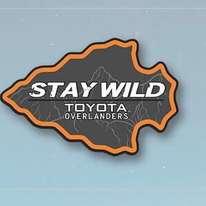 Toyota Overlanders  WILD ステッカー トヨタオーバーランダーズ ランクル ハイラックス タコマ タンドラ fjクルーザー rav4の画像2