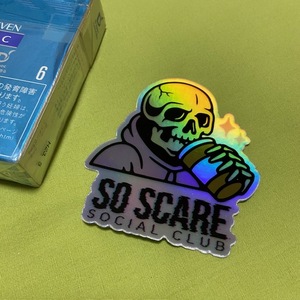 SO SCARE ★MASCOT★　スラップ　ステッカー　USDM　ソー スケア　とても怖い