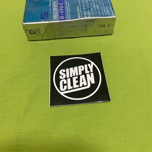 ラスト■非売品■黒　iam Simply Cleanステッカー　§　USDM シンプリークリーン