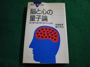 ■脳と心の量子論　場の量子論が解きあかす心の姿　治部眞里ほか　ブルーバックス■FAIM2024032902■