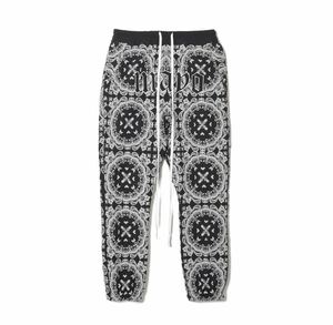 【新品未使用】 MAYO PAISLEY EMBROIDERY NYLON LOUNGE PANTSメイヨー ペイズリー ナイロン パンツ刺繍 ブラック 23AW L