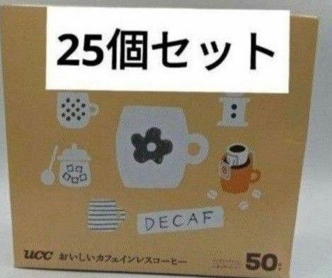 UCC おいしいカフェインレスコーヒー ドリップコーヒー 25袋