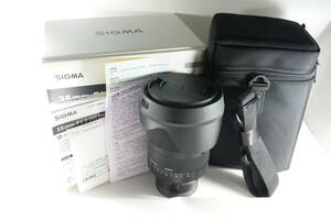 SIGMA 35mm F1.2 DG DN ART (SONYマウント)　超美品