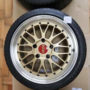 BBS LM 希少 絶版品 ポルシェ用 専用サイズ 964 991 997 996 987 カレラ ボクスター ケイマン GT2 GT3 人気のゴールドの画像4