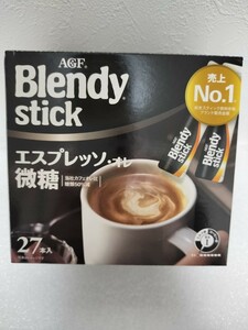  new goods AGFb Len ti stick cafe au lait the smallest sugar 27ps.@3 box 