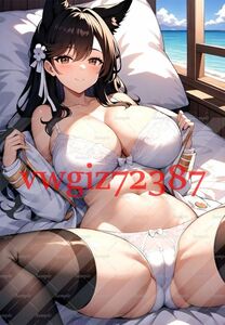 AN-2761 2G 愛宕 アズールレーン アズレン 同人 A4サイズ ポスター アニメ 高品質 anime 制服 美少女イラストアートポスター