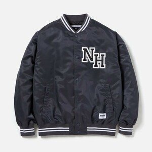 2024春夏　新作　Lサイズ 　チャコール　BASEBALL JACKET 　ネイバーフッド　NEIGHBORHOOD　(241TSNH-JKM04) 