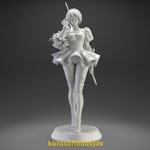 36cm 2B スカートver ニーア・オートマタ 樹脂 レジン ガレキ ガレージキット 3D 未塗装 未組立_画像3