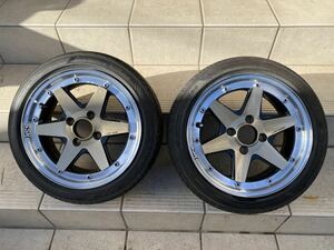 SSR ロンシャン　当時物 p.c.b100 14インチ 6J offset+38 レストア　旧車