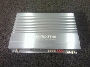 GROUND ZERO グラウンドゼロ 2チャンネルパワーアンプ GZHA2400XⅡ コントローラ付 中古 ②