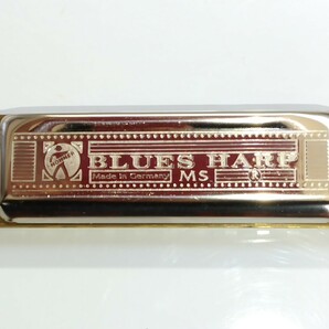 A1412 ハーモニカ HOHNER MARINE BAND BLUES HARP ブルースハープ MANO Folk Blues 管楽器 ホーナー ドイツ 動作未確認 中古 音楽の画像5