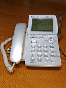 A1417 Panasonic パナソニック コードレス電話機 VE−GP62DL シルバー 親機のみ　動作確認済