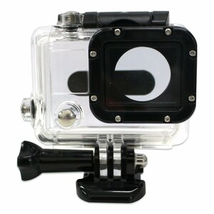 [ free shipping ]GoPro Hero3/3+/4 correspondence waterproof housing case water deep 45M till photographing possibility height transparency screen correspondence 