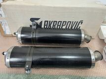 アクラポビッチ AKRAPOVIC マフラー カーボン スリップオン 1999 ハヤブサ　GW71A GSX1300R_画像3