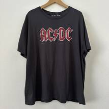 H＆M エイチ＆エム　AC/DC Tシャツ　ブラック　XL バンT ロックT 両面プリントTシャツ　USA古着　輸入古着_画像2