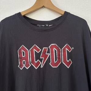H＆M エイチ＆エム AC/DC Tシャツ ブラック XL バンT ロックT 両面プリントTシャツ USA古着 輸入古着の画像3