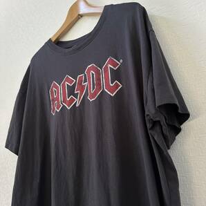 H＆M エイチ＆エム AC/DC Tシャツ ブラック XL バンT ロックT 両面プリントTシャツ USA古着 輸入古着の画像4