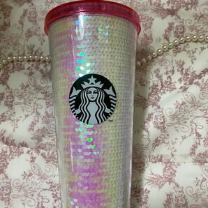 スターバックス　2024 スタバ　桜　タンブラー　スパンコール　651ml 