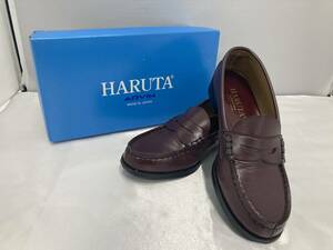 HARUTA ハルタ ハルタローファー 茶 24㎝EE