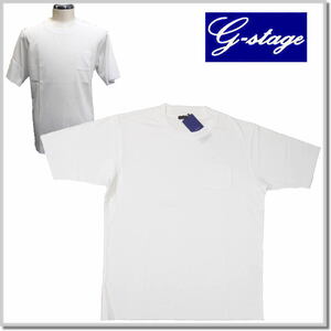 ジーステージ G-stage リブスタートシルケットJKT Tシャツ 540702-001(WHITE)-XL 半袖Tシャツ